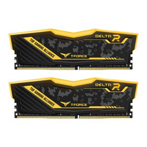 Memoria Team Group T-Force Delta TUF Gaming Alliance, RGB, 16GB (2x8GB), DDR4, 3600MHz, C18, Preto, TF9D416G3600HC18JDC01