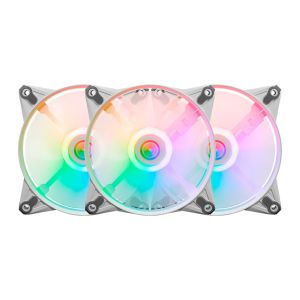 Kit Ventoinhas TGT Humber, ARGB, 3x120mm, Branca, TGT-HR3-WH01 Kit Ventoinhas TGT Humber, ARGB, 3x120mm, Branca, TGT-HR3-WH01