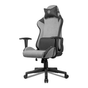 Cadeira Gamer TGT Heron TX Tecido, Preto e Cinza, TGT-HRTX-FB02