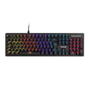 Teclado Mecanico TGT Sherman V3, Rainbow, ABNT2, Switch Huano Azul, Preto, TGT-SHR-RBW03