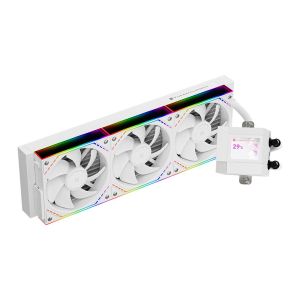 Water Cooler Thermalright Core Matrix Vision 360, ARGB, 360mm, Branco, TL-CORE-MATRIX-360-VISION-ARGB-WH