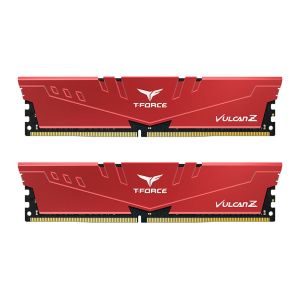 Memoria Team Group T-Force Vulcan Z, 16GB (2x8GB), DDR4, 3200MHz, C16, Vermelho, TLZRD416G3200HC16FDC01
