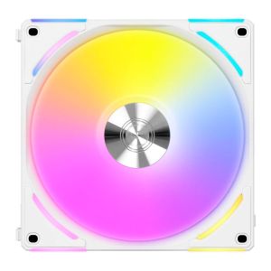 Ventoinha Lian Li AL140 V2, RGB, 140mm, Branco, UF-AL140V2-1W