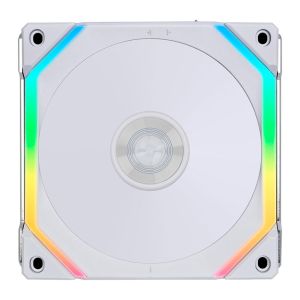 Ventoinha Lian Li Uni Fan SL120 V2 Reverse, RGB, 120mm, Branca, UF-RSL120V2-1W