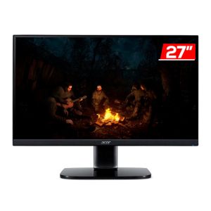 Monitor Gamer Acer KA272, 27 Pol, FHD, 100Hz, IPS, 1Ms, FreeSync, Preto, UM.HX2AA.E06