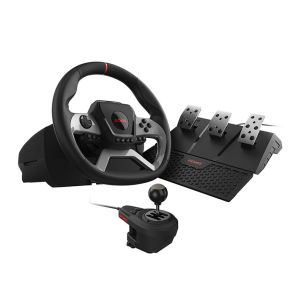Volante PCYes W270, Com Pedais e Cambio, PC/Xbox/Playstation, Preto, W270 Volante PCYes W270, Com Pedais e Cambio, PC/Xbox/Playstation, Preto, W270
