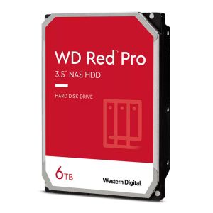 WD Red Pro WD60EFRX 3.5” 6TB NAS用ハードドライブ HD WD Red Pro, 6TB, 3.5, 7200RPM, Sata III 6GB/s, Cache 256MB