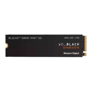 SSD WD Black SN850X, 2TB, M.2 2280, PCIe NVMe, Leitura 7300 MB/s, Gravacao 6600 MB/s, WDS200T2X0E