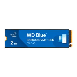 SSD WD Blue SN5000, 2TB, M.2 2280, PCIe NVMe, Leitura 5150MB/s, Gravacao 4850MB/s, WDS200T4B0E