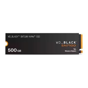 SSD WD Black SN7100, 500GB, M.2 2280, PCIe NVMe, Leitura 6800MB/s, Gravacao 5800MB/s, WDS500G4X0E