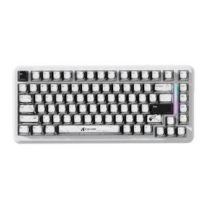 Teclado Mecanico Attack Shark X82 Pro Comic Edition, RGB, Switch Magnetico Linear, Tri-Mode, Branco, X82PRO-COMIC Teclado Mecanico Attack Shark X82 Pro Comic Edition, RGB, Switch Magnetico Linear, Tri-Mode, Branco, X82PRO-COMIC