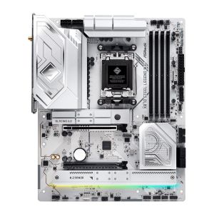 PRE VENDA - Placa Mae AsRock X870 Steel Legend WiFi, DDR5, Socket AMD AM5, ATX, Chipset AMD X870, X870-STEEL-LEGEND-WIFI
