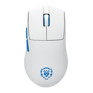 Mouse Redragon King Pro Aliança World of Warcraft, 26000DPI, 5 Botoes, Branco, YGK01-WH