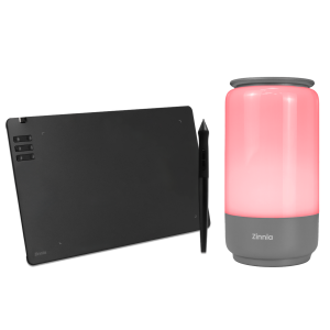 Kit Mesa Digitalizadora MT50, Preto + Luminária Smart, RGB