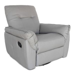 Poltrona Manual Zinnia Salford, Corino Anti-Arranhao, Cinza, ZNC-SFR-CZ02