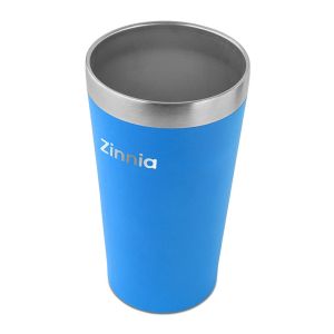 Copo Termico Zinnia ZR90, 473ml, Sem Tampa, Azul, ZNC-ZR90-BU01