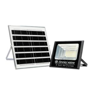 Refletor Solar Zinnia ZRS400, Led, 400W, Bateria 14000Mah, Com Controle Remoto, IP67, ZNE-ZRS400V2-01