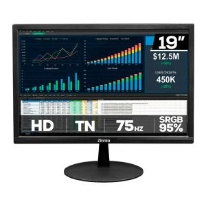 Monitor Zinnia Delfos DF19, 19 Pol, TN, HD, sRGB 95, 75Hz, VGA/HDMI, ZNO-DFO19-BL01 Monitor Zinnia Delfos DF19, 19 Pol, TN, HD, sRGB 95, 75Hz, VGA/HDMI, ZNO-DFO19-BL01