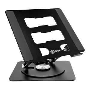 Base Para Notebook e Tablet Zinnia Krabi Pro, Ate 17 Pol, Preto, ZNO-KRBPRO-AL01