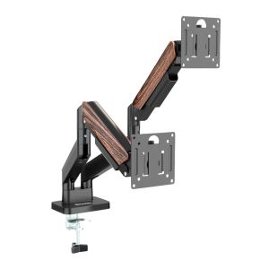 Suporte Articulado Para Monitor Zinnia Rust 200, 17 Pol a 32 Pol, Preto, ZNO-RUST200-BL01