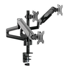 Suporte Articulado Para Tres Monitores Zinnia TMS 360, 17 Pol. a 27 Po...