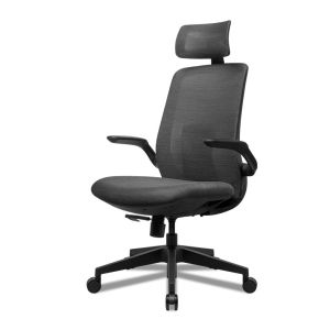 Cadeira Office Zinnia Venecia, Espuma Moldada, Preto, ZNO-VNA-BK