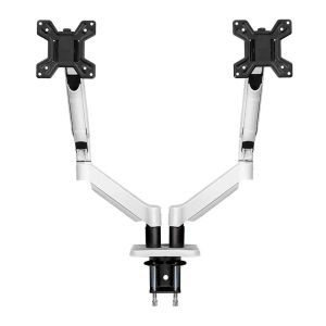 Suporte Articulado Com Pistao a Gas Para Dois Monitores Zinnia Nimbo 2...