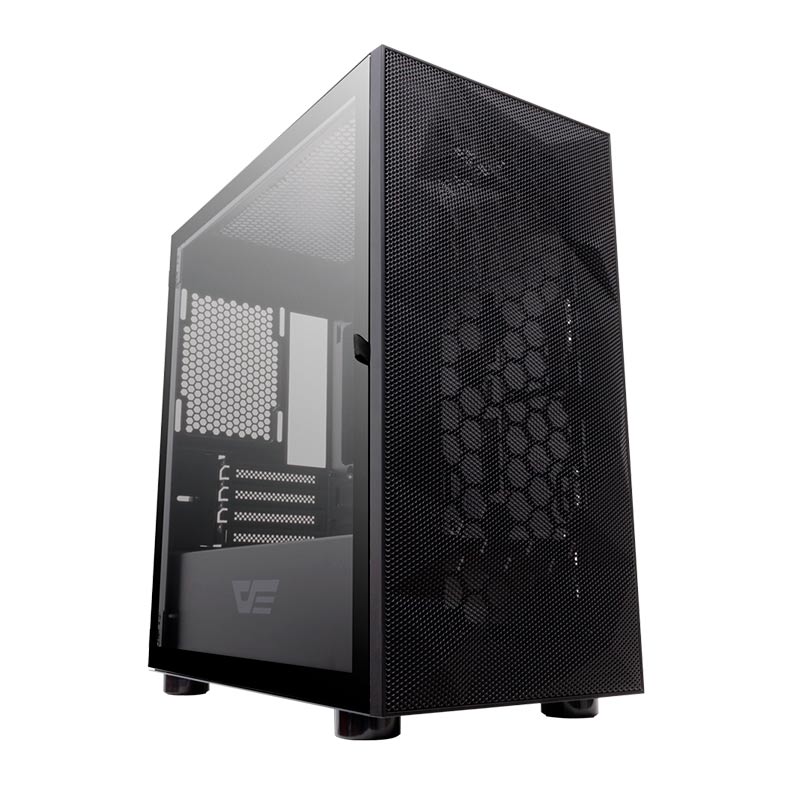 Gabinete Gamer Aigo DarkFlash DLM 21 Mesh Preto Lateral Vidro - imagem 1