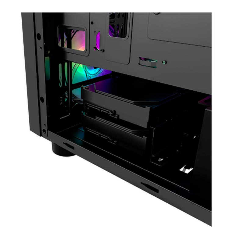 Gabinete Gamer Aigo DarkFlash Melody, Mesh, Mid-Tower, Lateral de Acrilico, Preto, Aigo-DarkFlash-Melody-Preto - miniatura 6