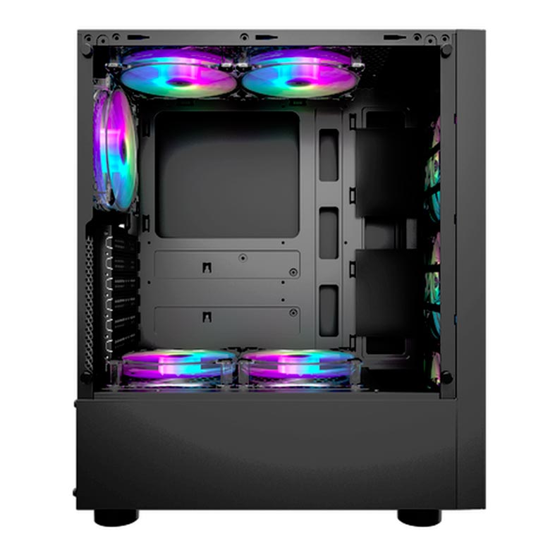 Gabinete Gamer Aigo DarkFlash Melody, Mesh, Mid-Tower, Lateral de Acrilico, Preto, Aigo-DarkFlash-Melody-Preto - miniatura 5