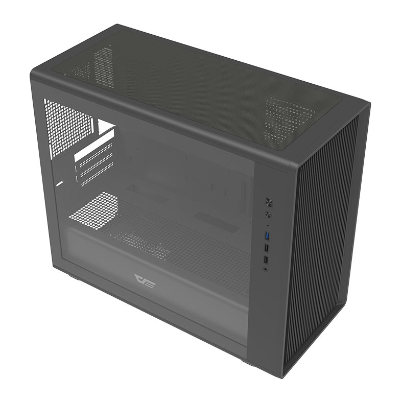 Gabinete Gamer Aigo Darkflash DB460M, Mid-Tower, Lateral de Vidro, Preto, DB460M-BK - miniatura 4