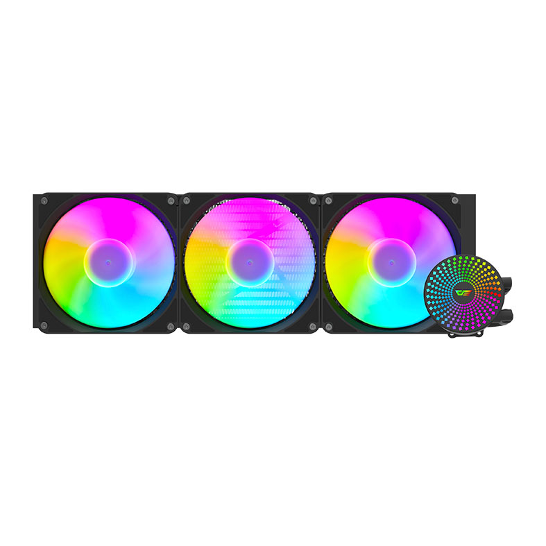 Water Cooler Aigo Darkflash Radiant DC420, ARGB, 420mm, Preto, DC420BK - miniatura 4
