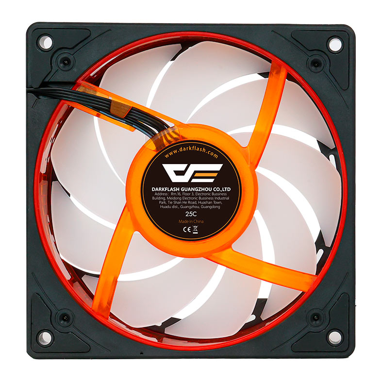 Ventoinha Aigo Darkflash DE8, ARGB, 120mm, Preto, DE8-BK - miniatura 9