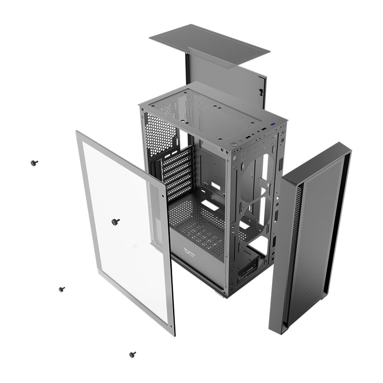 Gabinete Gamer Aigo Darkflash A305, Mid-Tower, Lateral de Vidro, Preto, DF-A305-BK - miniatura 11