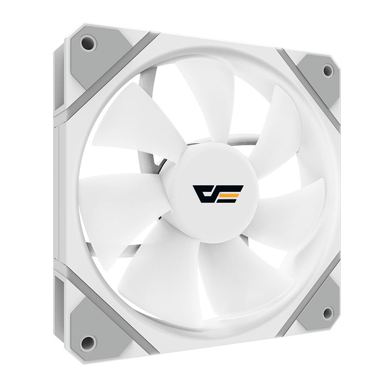 Kit Ventoinhas Aigo Darkflash DM12 F, ARGB, 3x120mm, Com Controladora, Branco, DF-DM12F3IN1-W-PH1 - miniatura 8