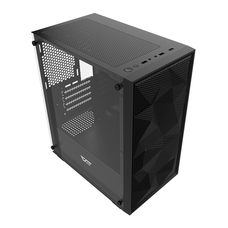 Gabinete Gamer Aigo Darkflash M305 Mesh, Mid-Tower, Lateral de Vidro, Preto, DF-M305-MESH-BK - miniatura 3