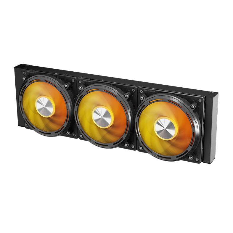 Water Cooler Aigo Darkflash UV360, 360mm, ARGB, Display OLED Curvo, Preto, DF-UV360-BK - miniatura 4