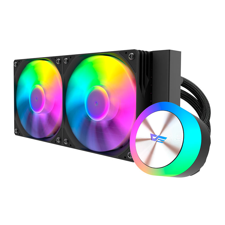Water Cooler Aigo Darkflash DG240, ARGB, 240mm, Preto, DG-240-BK - imagem 1