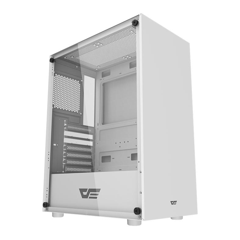 Gabinete Gamer Aigo DarkFlash DK100, Mid-Tower, Lateral de Vidro, Branco, DK100-WH - miniatura 3
