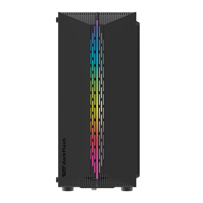 Gabinete Gamer Aigo DarkFlash DK151, RGB, Mid-Tower, Lateral de Vidro, Com 3 Fans, Preto, DK151-BK - miniatura 4