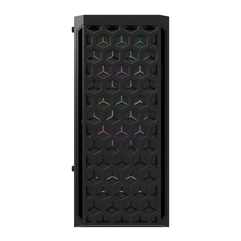 Gabinete Gamer Aigo DarkFlash DK300, Mid-Tower, Lateral de Vidro, Com 4 Fans, Preto, DK300-BK - miniatura 4