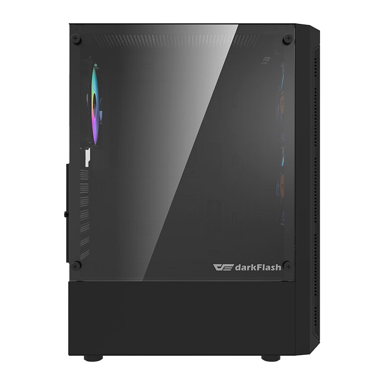 Gabinete Gamer Aigo DarkFlash DK300, Mid-Tower, Lateral de Vidro, Com 4 Fans, Preto, DK300-BK - miniatura 5