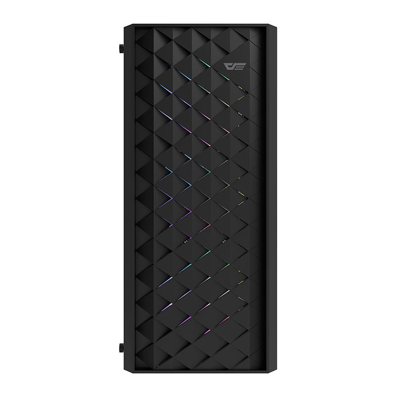 Gabinete Gamer Aigo DarkFlash DK351, RGB, Mid-Tower, Lateral de Vidro, Com 4 Fans, Preto, DK351-BK - miniatura 3