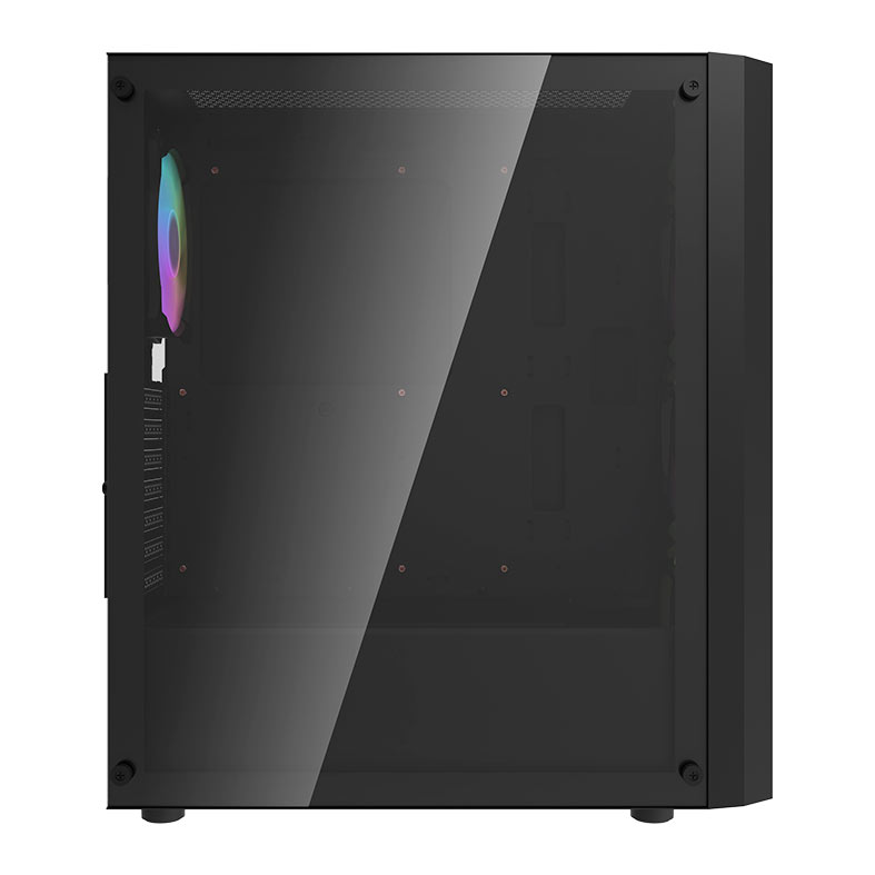 Gabinete Gamer Aigo DarkFlash DK351, RGB, Mid-Tower, Lateral de Vidro, Com 4 Fans, Preto, DK351-BK - miniatura 5