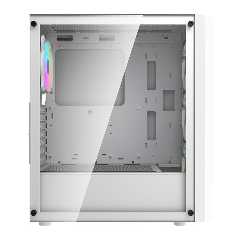 Gabinete Gamer Aigo Darkflash DK351, RGB, Mid-Tower, Lateral de Vidro, Com 4 Fans, Branco, DK351-WH - miniatura 5