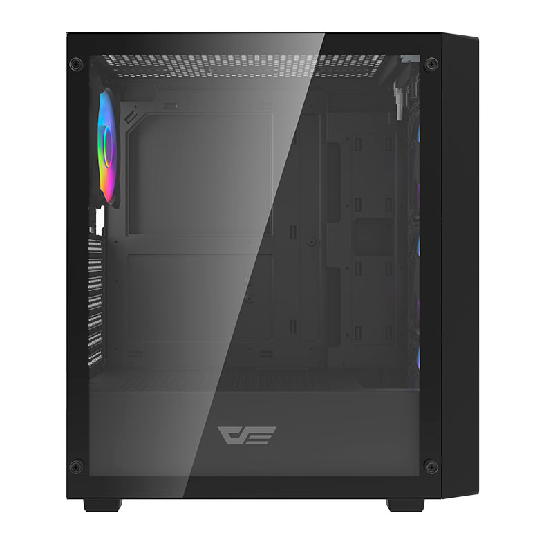 Gabinete Gamer Aigo Darkflash DK353, ARGB, Mid-Tower, Lateral de Vidro, Com 4 Fans, Preto, DK353-BK - miniatura 5