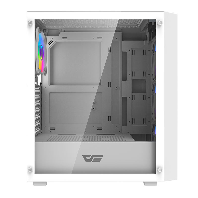 Gabinete Gamer Aigo Darkflash DK353, ARGB, Mid-Tower, Lateral de Vidro, Com 4 Fans, Branco, DK353-WH - miniatura 5