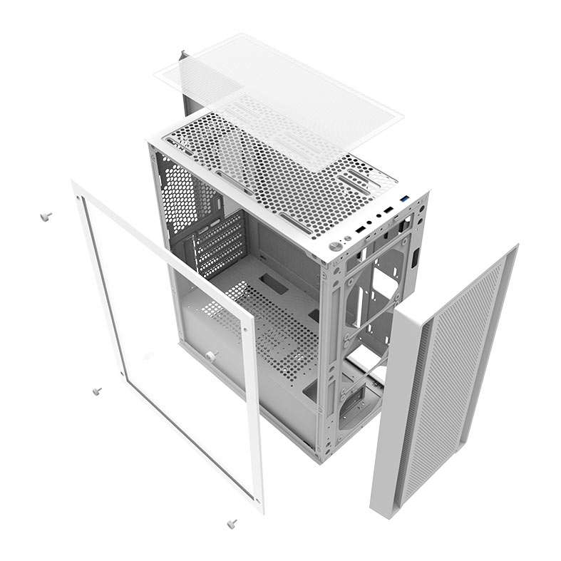 Gabinete Gamer Aigo Darkflash DK353 Mini, Mid-Tower, Lateral de Vidro, Branco, DK353MINI-WH - miniatura 9