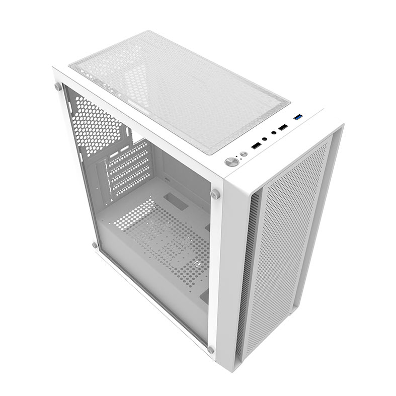 Gabinete Gamer Aigo Darkflash DK353 Mini, Mid-Tower, Lateral de Vidro, Branco, DK353MINI-WH - miniatura 3