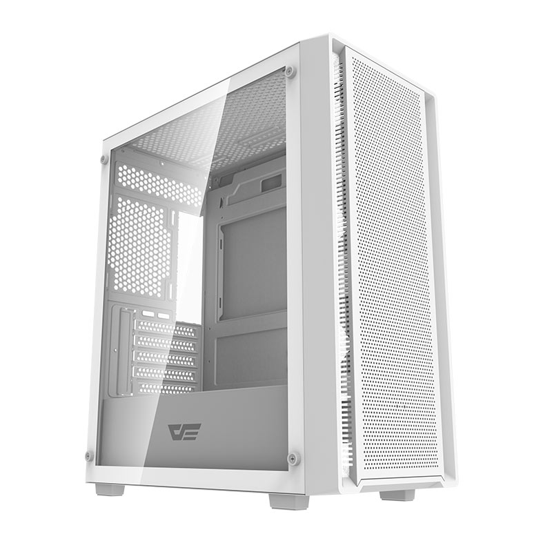 Gabinete Gamer Aigo Darkflash DK353 Mini, Mid-Tower, Lateral de Vidro, Branco, DK353MINI-WH - imagem 1